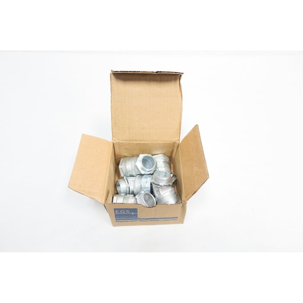 OZ/Gedney BOX OF 5 45DEG LIQUIDTIGHT CONNECTOR 1IN CONDUIT FITTING 4Q